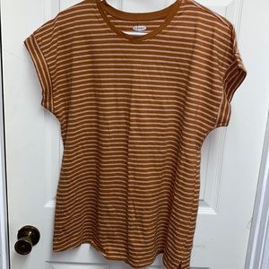 Old Navy fall color striped tee